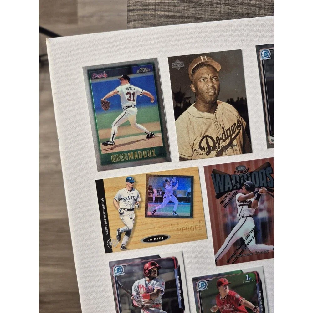 Lot of 16-18 Modern Baseball Cards - Maddux, Jackie Robinson, Goldschmidt,...